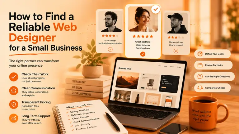How to Find a Reliable Web Designer for a Small Business