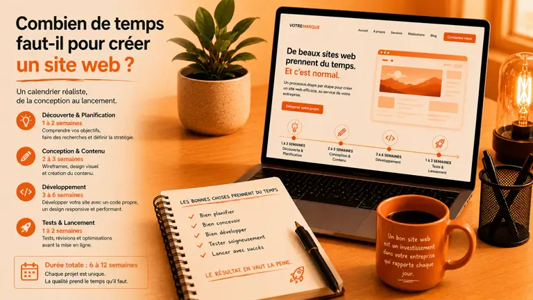 Combien de Temps Faut-il pour Créer un Site Web ?