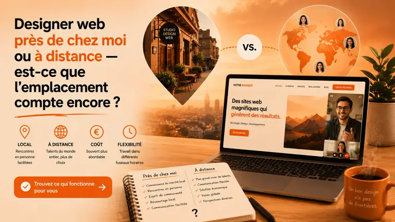 Web Designer Près de Chez Moi ou à Distance — La Localisation Compte-t-elle Encore ?