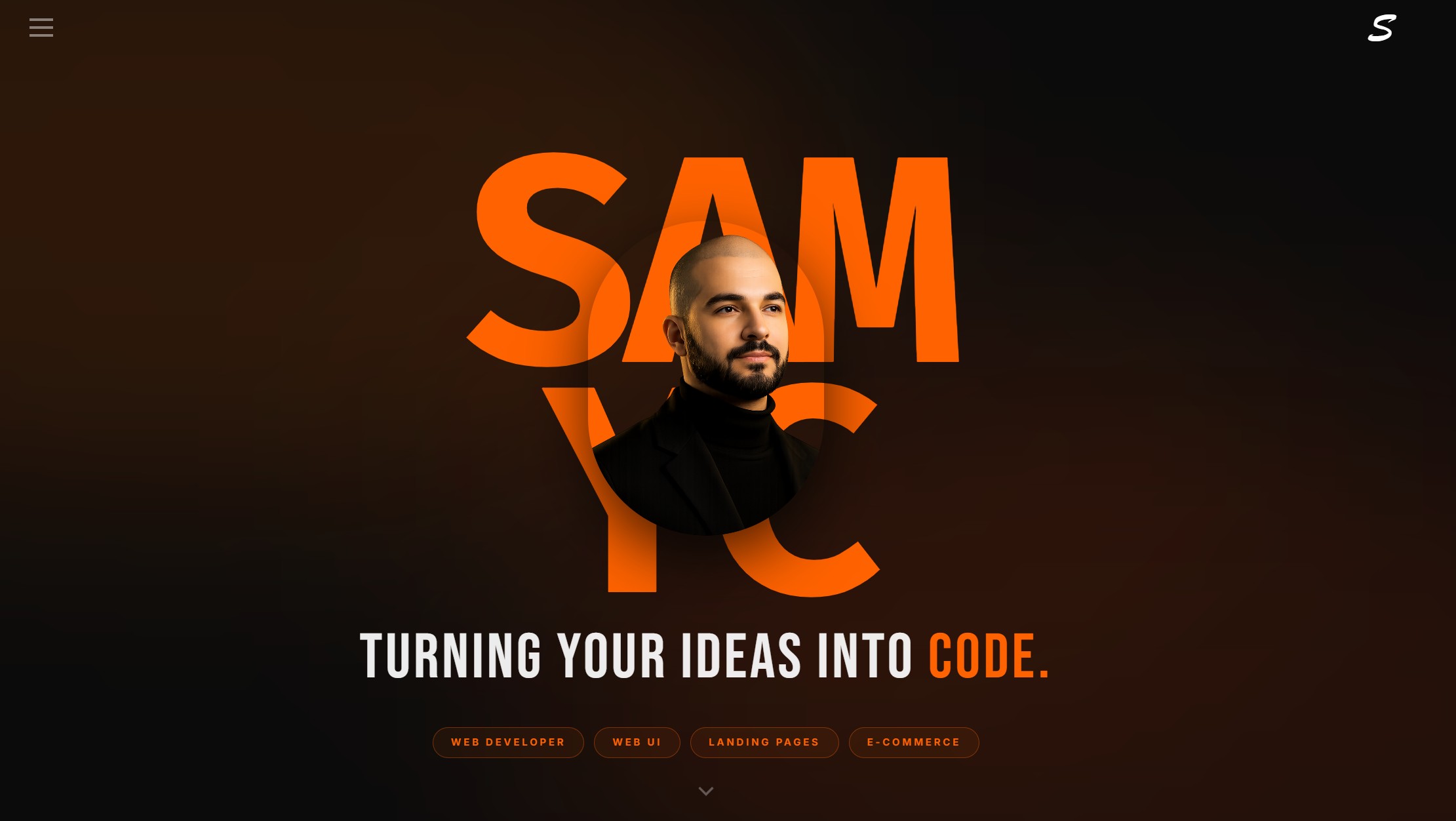 SamYc website preview